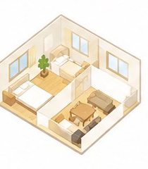 2DKの間取り